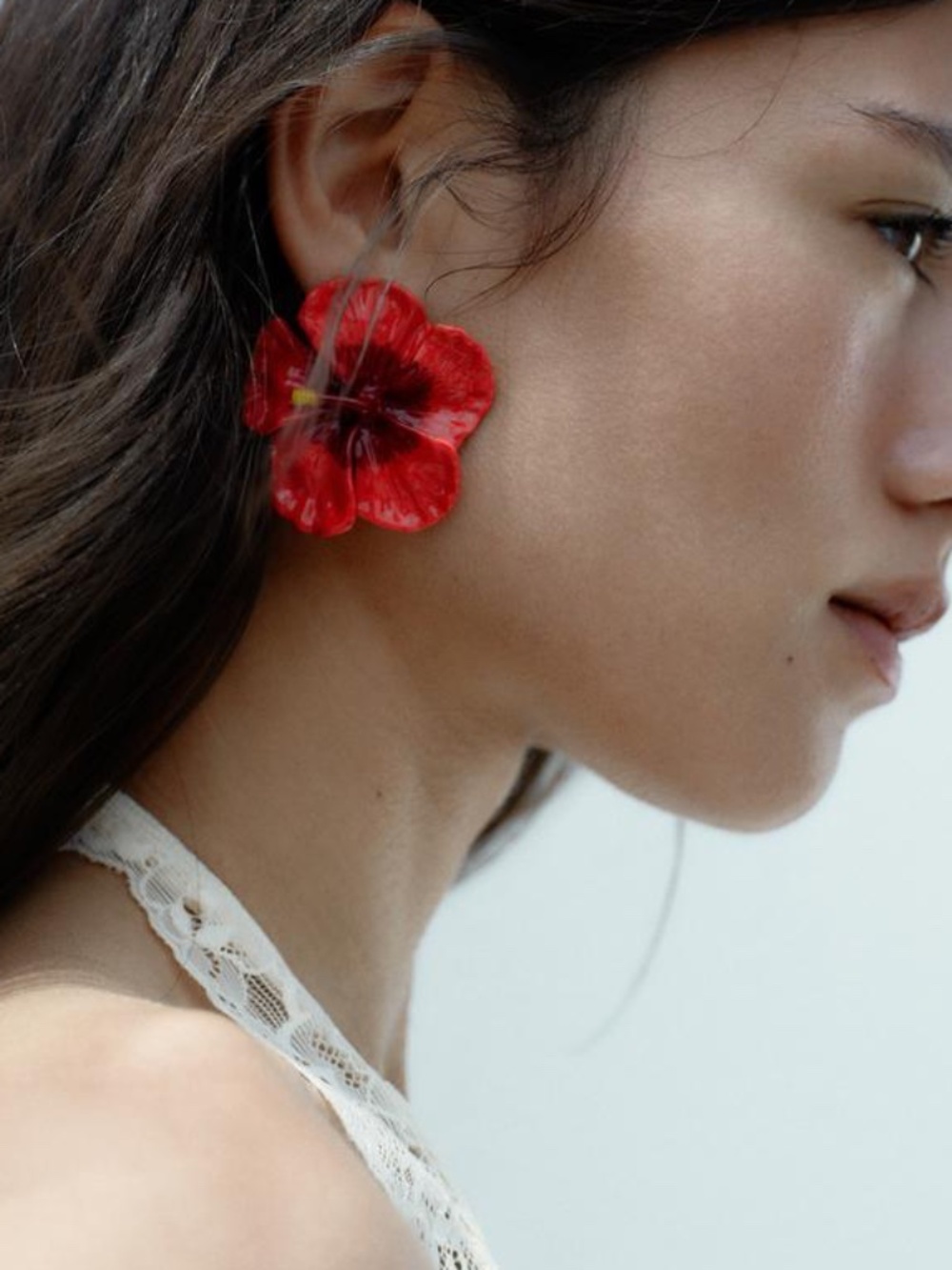 NWT Zara Pack of Flower and Hoop Earrings